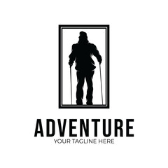 Hiking adventure logo design inspiration