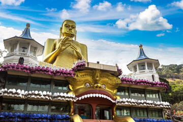 The Golden Temple in Dambulla