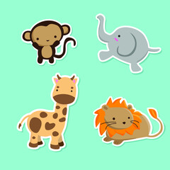 Animal stickers