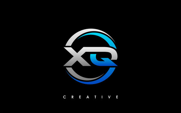 XQ Letter Initial Logo Design Template Vector Illustration
