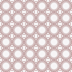 Abstract seamless pattern with various shapes. Geometric pattern for fabric. Textile background.