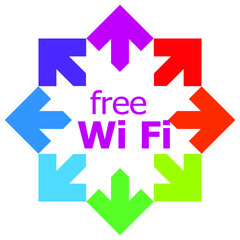 Free Wi-Fi Simple Vector Design for Icon, Symbol, and Logo. Wifi Sign for Public, Business, or Graphic Resource. EPS 10 Editable Stroke