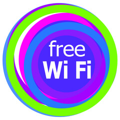 Free Wi-Fi Simple Vector Design for Icon, Symbol, and Logo. Wifi Sign for Public, Business, or Graphic Resource. EPS 10 Editable Stroke