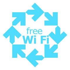 Free Wi-Fi Simple Vector Design for Icon, Symbol, and Logo. Wifi Sign for Public, Business, or Graphic Resource. EPS 10 Editable Stroke