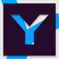Y Letter Logo New Modern design