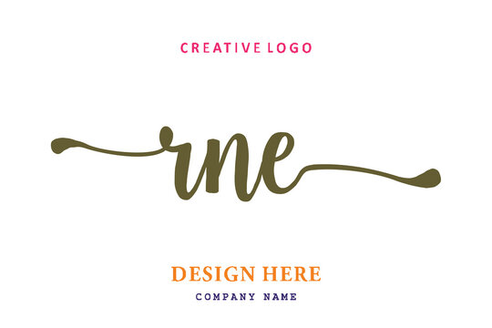 RNE lettering logo is simple, easy to understand and authoritative
