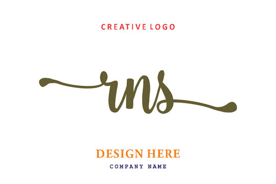 RNS lettering logo is simple, easy to understand and authoritative