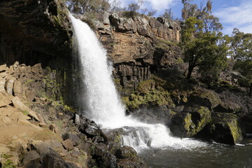 waterfall in yosemite