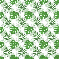 seamless pattern with leaves