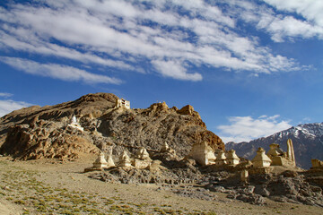 Palace of Zangla in Zanskar valley, Zanskar, Ladakh India