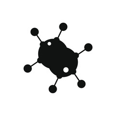 vector of two molecules sticking together