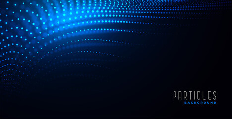 digital particles dynamic background design