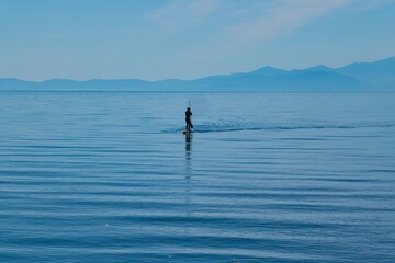 Paddleboard on Ocean