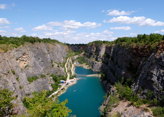 Great America is a limestone quarry. Czech films were shot here, such as Journey to the Southwest, Lemonade Joe, The Little Mermaid and others.