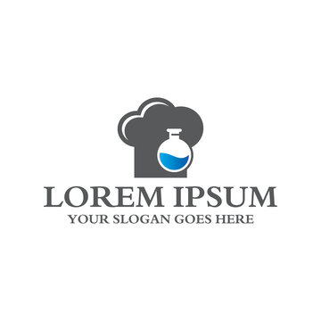 lab food logo , restaurant logo