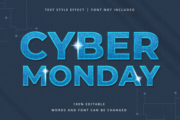 Cyber Monday Editable Text Effect