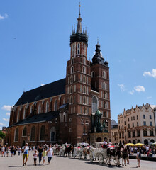 Naklejka premium St. Mary’s Basilica in Kraków