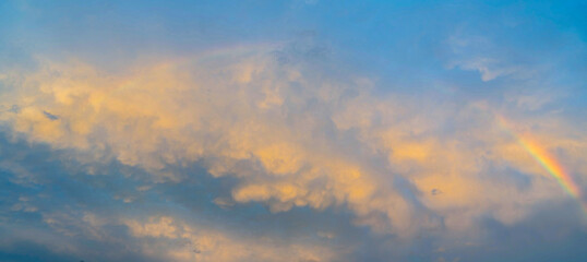 rainbow sky