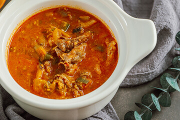 korean style soybean paste stew 'gangdoenjang'