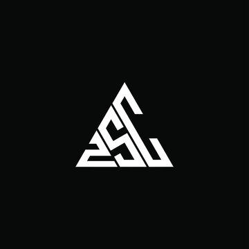 ZSC letter logo creative design. ZSC unique design
