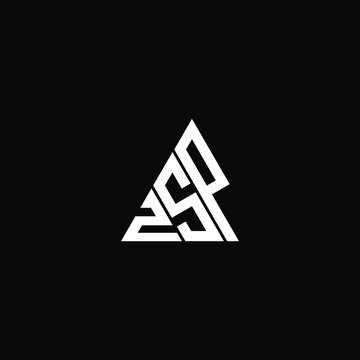 ZSP letter logo creative design. ZSP unique design
