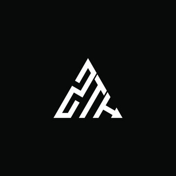 ZTH letter logo creative design. ZTH unique design

