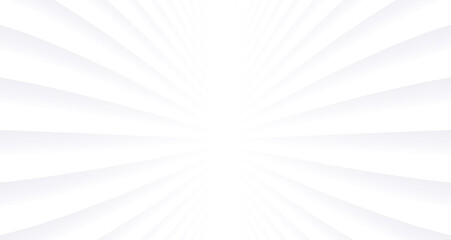 Obraz premium Abstract white background with 3D lines pattern, minimal white gray striped vector background illustration for business presentation, neumorphism design. 
