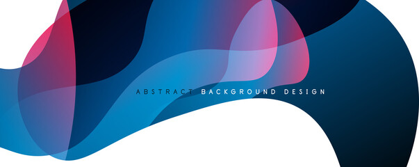 Trendy simple fluid color gradient abstract background with dynamic wave line effect. Vector Illustration For Wallpaper, Banner, Background, Card, Book Illustration, landing page