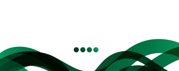 Abstract background - transparent overlapping wavy lines on white pattern. Vector Illustration For Wallpaper, Banner, Background, Landing Page