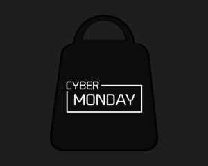Cyber Monday Bag In Paper Style