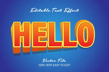 yellow hero text effect