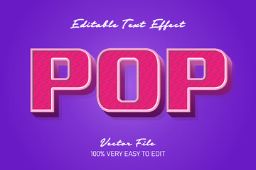 red pop strong bold text style effect
