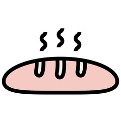 Naklejka premium Bread