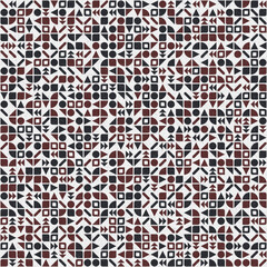Abstract Geometric Pattern generative computational art illustration