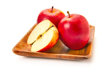 カットしたニュージーランドの産りんご、ブリーズ