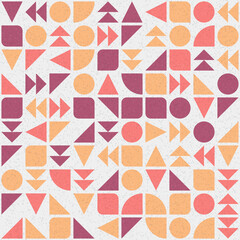 Abstract Geometric Pattern generative computational art illustration