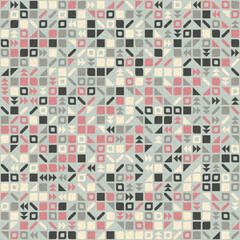 Abstract Geometric Pattern generative computational art illustration