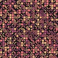 Abstract Geometric Pattern generative computational art illustration