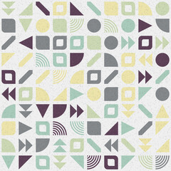 Abstract Geometric Pattern generative computational art illustration