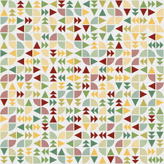 Abstract Geometric Pattern generative computational art illustration