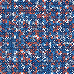 Abstract Geometric Pattern generative computational art illustration