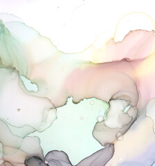 Alcohol Ink Texture. Art Hand Artistic Print.