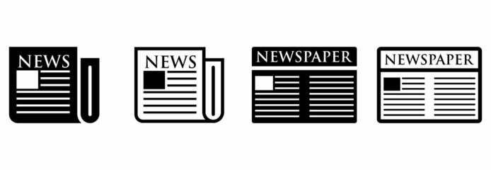 newspaper and magazine icon, newspaper vector, magazine vector illustrations