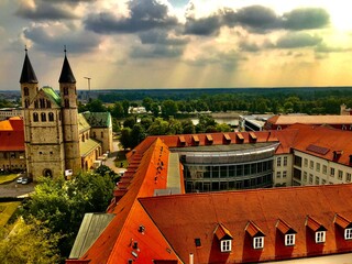 Magdeburg Altstadt von oben (Sachsen-Anhalt)