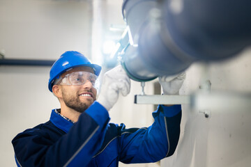 PVC Water Pipe Inspection By Construction