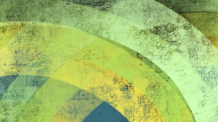 Abstract painting art with yellow, green and blue paint brush for presentation, website background, banner, wall decoration, or t-shirt design