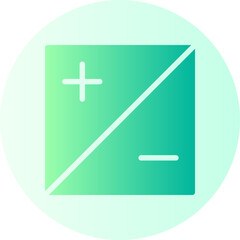 Fototapeta premium exposure gradient icon