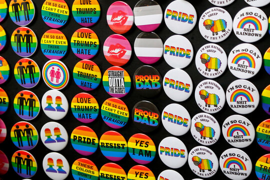 Pride parade buttons