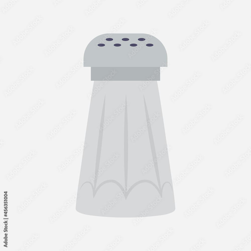 Wall mural Salt shaker. Salt bottle empty. Vector illustration.