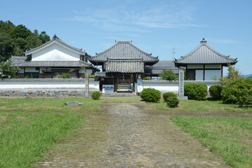 Obraz premium 川原寺跡 弘福寺 奈良県明日香村